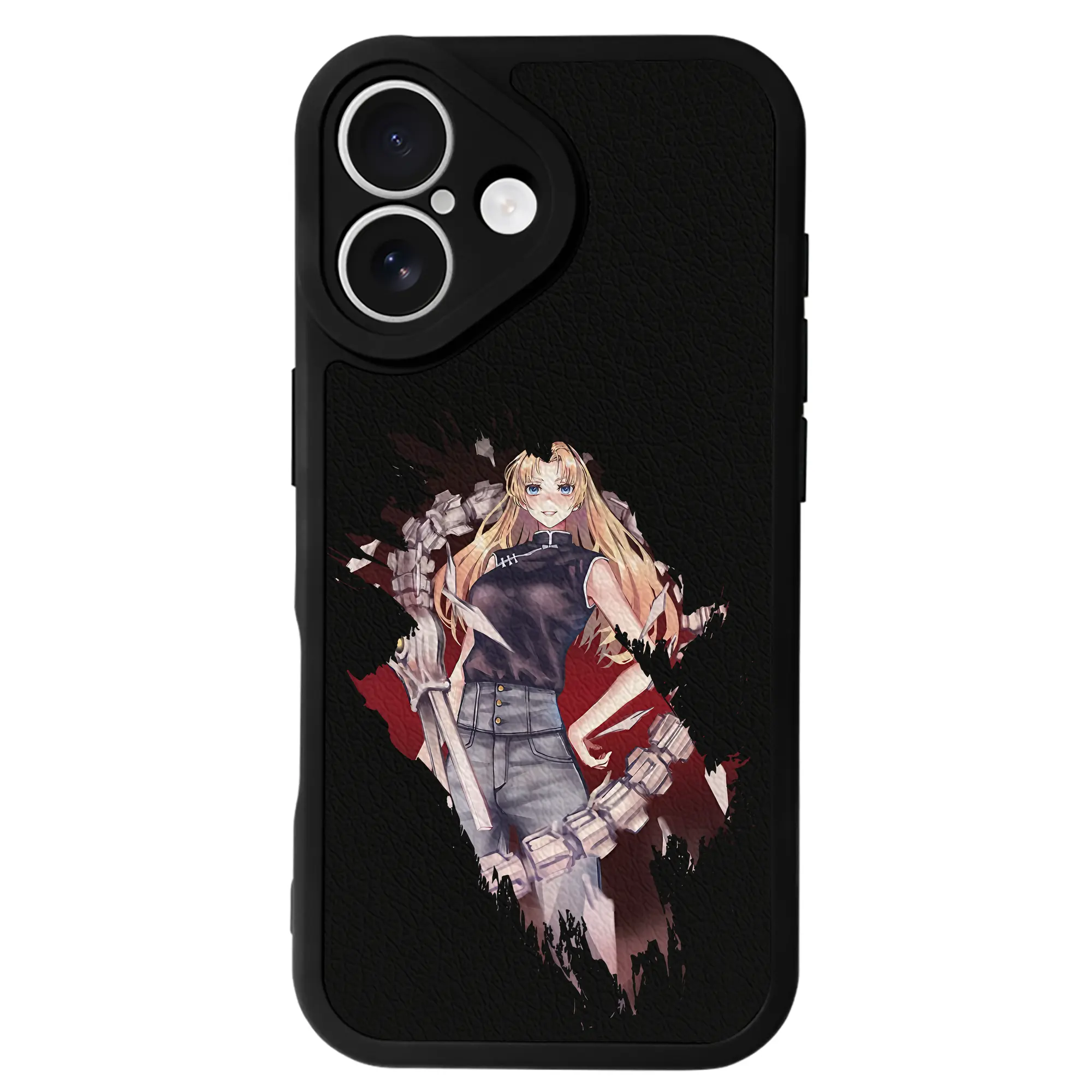 呪術廻戦 グッズ,九十九 由基 - IPhone 16シリーズ対応 ・ シリコンスマホケース ・ レザー調 ・ 高精度フィット ・ 耐衝撃 ・ ワイヤレス充電対応 ・ 精密カット